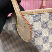 Louis Vuitton original Neverfull MM bag N41605 pink - 4