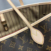 LV Neverfull MM M40995 Monogram with apricot - 4