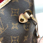 LV Neverfull MM M41177 Monogram with red - 4