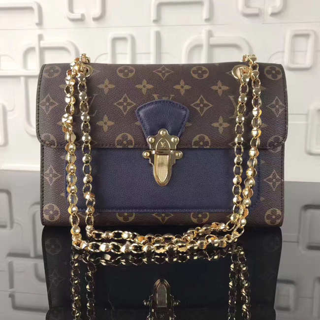 Louis Vuitton Victoire Bag M41731 Blue - 1