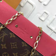 L V Pallas chain shoulder Watermelon Red bag M41200 - LV - 5