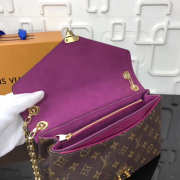 L V Pallas chain shoulder Grape purple bag M41200 - LV - 3