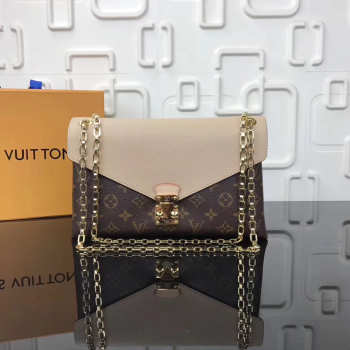 L V Pallas chain shoulder Khaki bag M41200 - LV