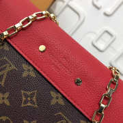 Lious Vuitton Pallas chain shoulder Red bag M41200 - LV - 5