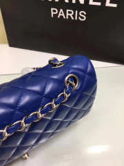 Chanel Flap Blue Bag With Silver or gold Hardware 25cm CF1112 - 2