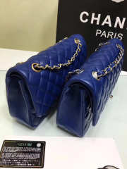 Chanel Flap Blue Bag With Silver or gold Hardware 25cm CF1112 - 3