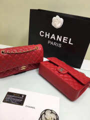 Chanel Flap Red Bag With Silver or gold Hardware 25cm CF1112 - 6