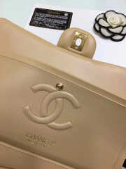 Chanel Flap Apricot Bag With Silver or gold Hardware 25cm CF1112 - 6