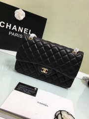 Chanel Jumbo Black Bag With Silver or gold Hardware 30cm - 5