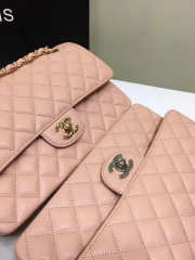 Chanel Double Flap Pink Bag with Silver or Glod Hardware 25cm - 3