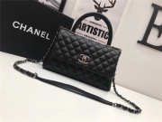 Chanel Coco Black Handle Bag with Silver Hardware - 5