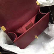 Chanel Boy Bag Wine Red 25cm - 5