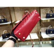 Chanel small Coco Handle Bag Red with Gold Hardware - 3