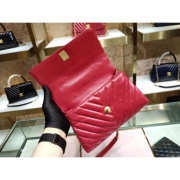 Chanel small Coco Handle Bag Red with Gold Hardware - 2