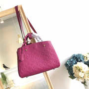 Louis Vuitton Montaigne Medium Bag with Rose Red M41046 - 4