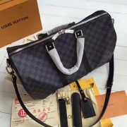 Louis Vuitton Keepall Monogram with black M41416 - 4