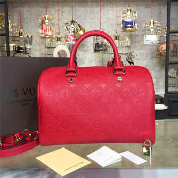 Louis Vuitton SPEEDY Bag with Red 30cm