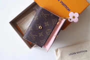 Louis Vuitton Original Emilie Pink Wallet  - 5