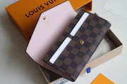 Louis Vuitton Original Envelope Pink Wallet M62235 - 3