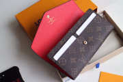 Louis Vuitton Original Monogram Envelope Red Wallet M62235 - 5