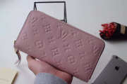 Louis Vuitton ZIPPY Pink WALLET Monogram Empreinte Leather - 1