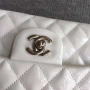 Chanel Flap White Bag With Silver Hardware 25cm - 6