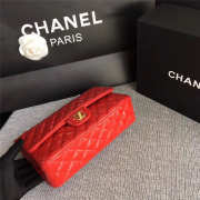 Chanel Flap Red Bag With Gold Hardware 25cm - 3