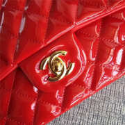 Chanel Flap Red Bag With Gold Hardware 25cm - 2