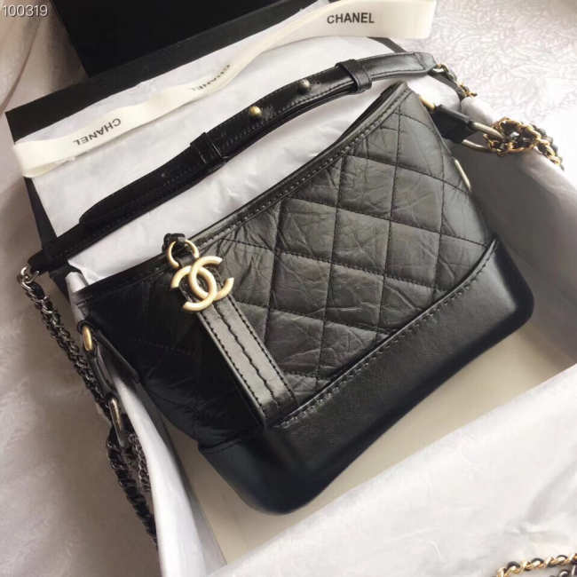 Chanel Gabrielle small hobo bag Black 20cm - 1