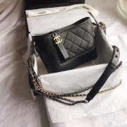 Chanel Gabrielle small hobo bag Black 20cm - 2