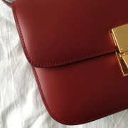 Celine Classic Red Bag in Box Calfskin Smooth Leather  - 2