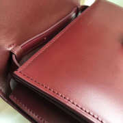 Celine Classic Wine Red Bag in Box Calfskin Smooth Leather - 5