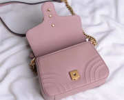 Gucci Marmont mini top Crossbady handle bag with Pink 547260 - 2