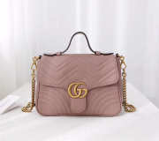 Gucci Marmont Crossbady handle bag with Pink 498110 - 1