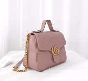 Gucci Marmont Crossbady handle bag with Pink 498110 - 5