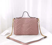 Gucci Marmont Crossbady handle bag with Pink 498110 - 2