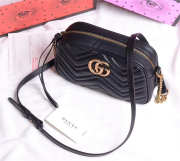 Gucci Marmont small matelassé shoulder Black bag - 5