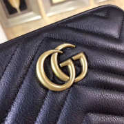 Gucci Marmont matelassé mini bag in Black - 3