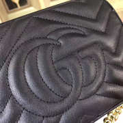 Gucci Marmont matelassé mini bag in Black - 2