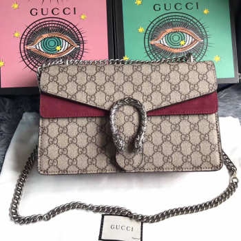 Gucci Dionysus Blooms Medium Bag in Purplish Red 400249