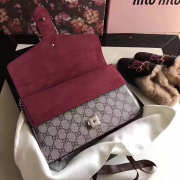 Gucci Dionysus Blooms Bag In Kahki with purplish red 400249 - 4