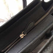 Celine Nano Luggage Calfskin Handbag in Black - 4