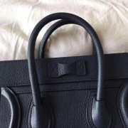 Celine Nano Luggage Calfskin Handbag in Blue - 2