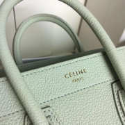 Celine Nano Luggage Calfskin Handbag in White - 3