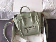 Celine Nano Luggage Calfskin Handbag in White - 6