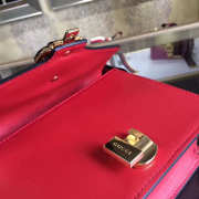 Gucci Sylvie leather mini chain bag in Red 431666 - 2