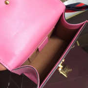 Gucci Sylvie leather mini chain bag in Pink 431666 - 6