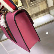 Gucci Sylvie shoulder bag in Pink leather 421882 - 4