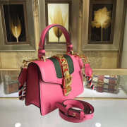 Gucci Sylvie leather mini bag in Pink 470270 - 6