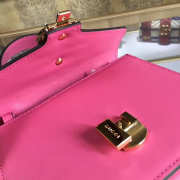 Gucci Sylvie leather mini bag in Pink 470270 - 3